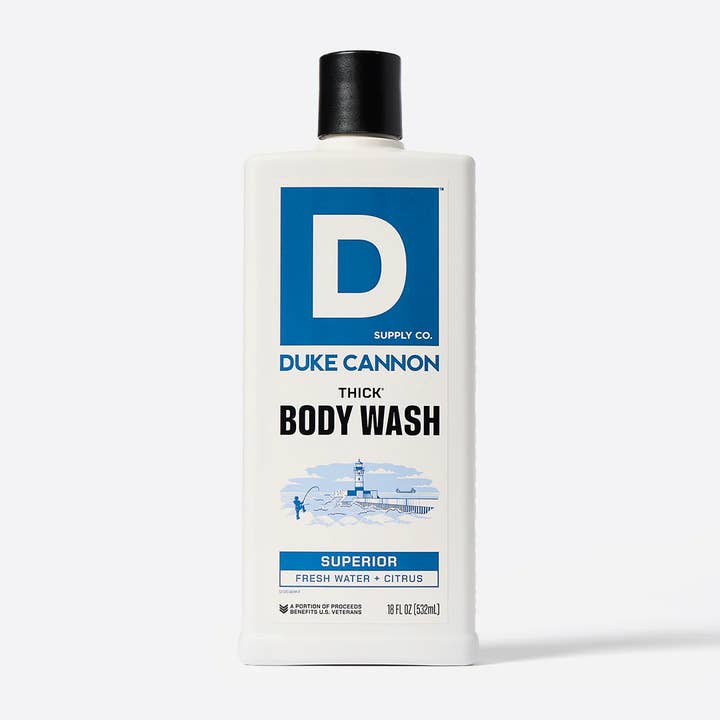 THICK Body Wash Superior 18oz for wholesale by Duke Cannon