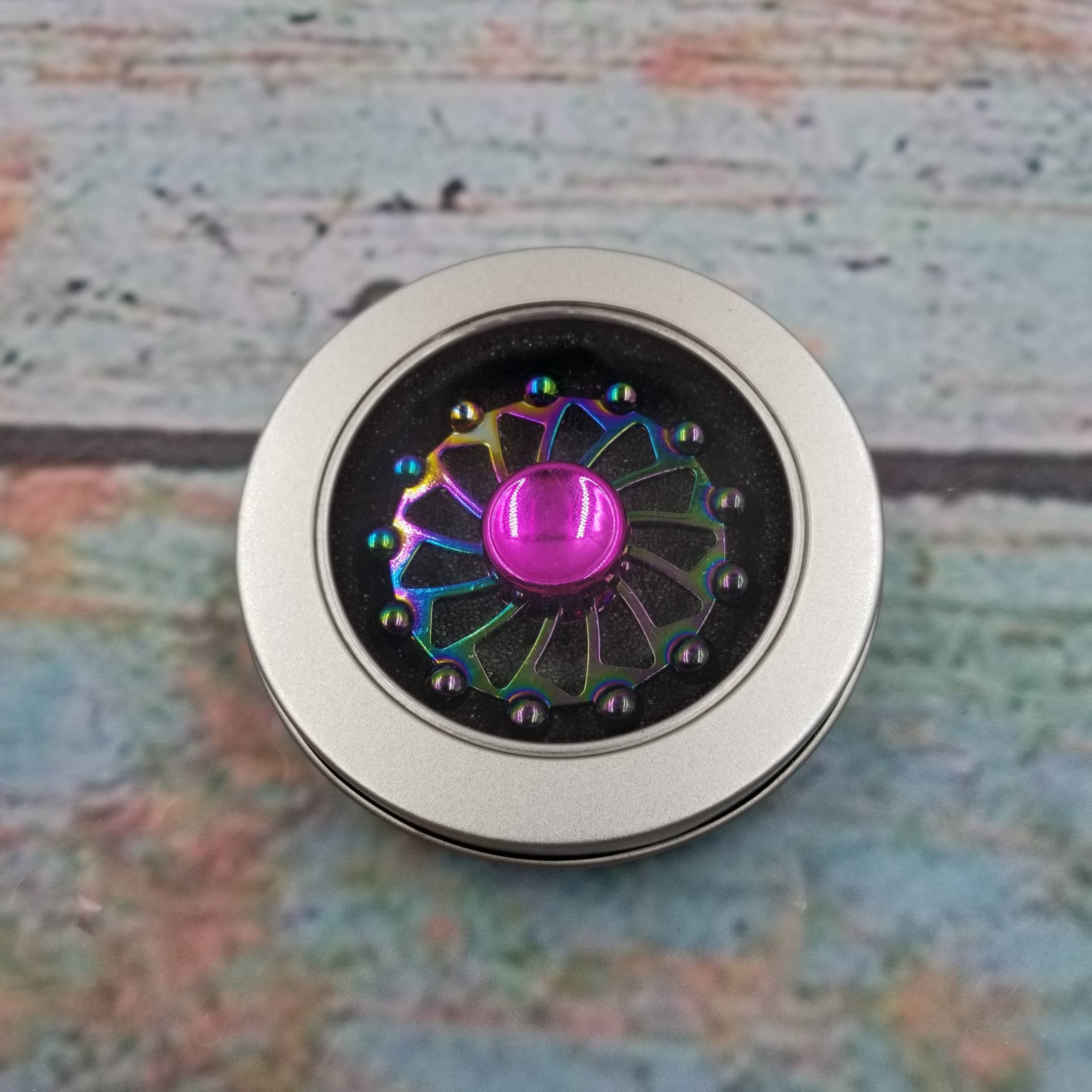 MIAS SHOP - Vente Fidget/jouet anti-stress – enfant - Jouet Anti-Stress Gyro à Bout de Doigt en Métal avec Boîte1