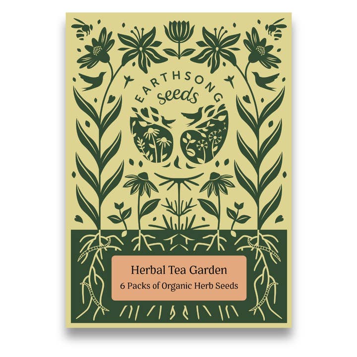 Herbal Tea Garden - Organic Herb Seeds for wholesale by Earthsong Seeds