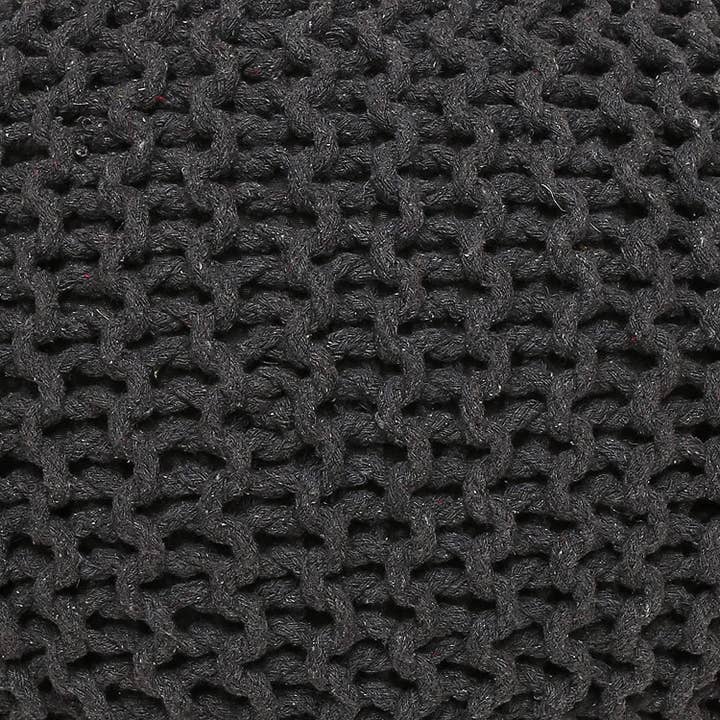 REDEARTH Round Pouf (19.5"x19.5"x14") - Dark Gray for wholesale on Faire