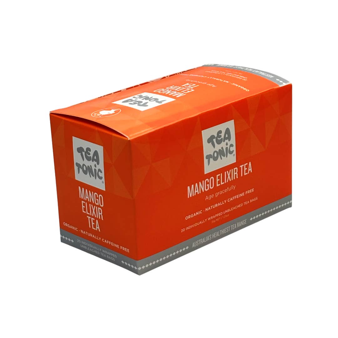 Tea Tonic - Wholesale Health/Detox Tea - Mango Elixir Tea 20 Teabags