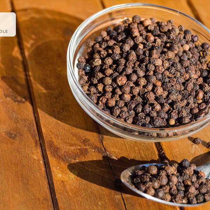 Organic Way LLC - Wholesale Pepper/Peppercorns - Whole Black Pepper (Black Tellicherry Peppercorn) - Grinder Refill | Adds Flavour | Kosher Certified | Non GMO & Gluten Free | USDA Certified | Origin - India4