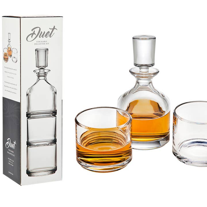 Duet 8.5oz stapelkarafset voor wholesale door Godinger