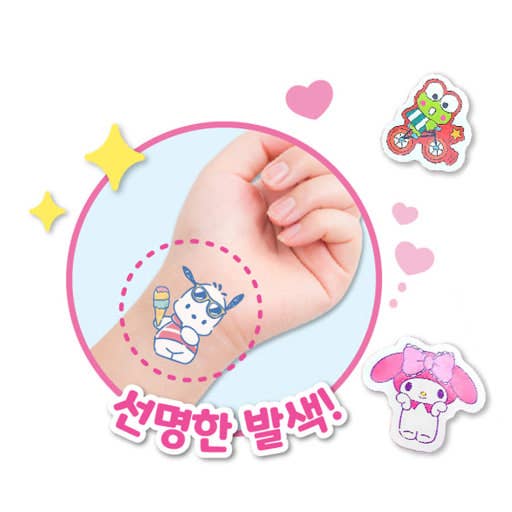 K-Wonderland - Wholesale Sticker - Sanrio Die-Cut Tattoo Stickers – Assorted Characters7