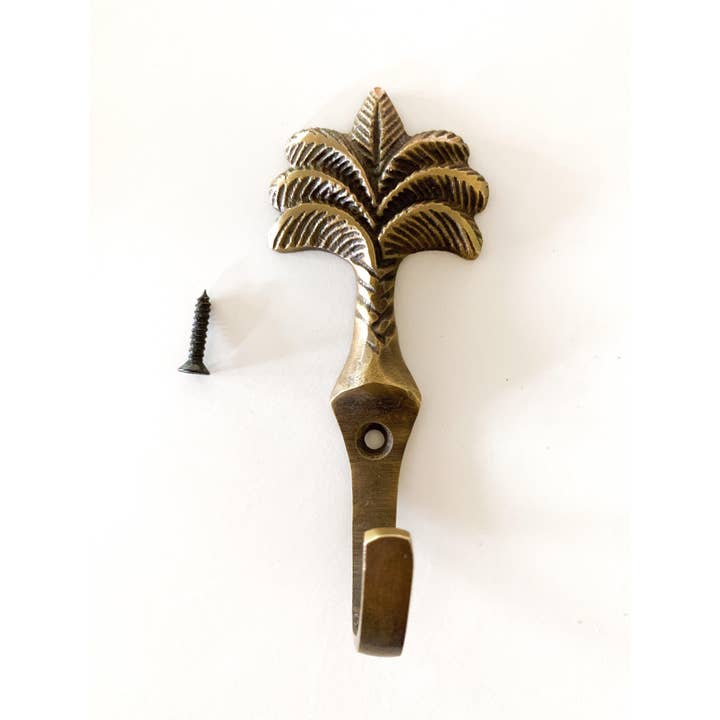 Ocean Luxe - Wholesale Wall hook - Palm Tree Brass Hook