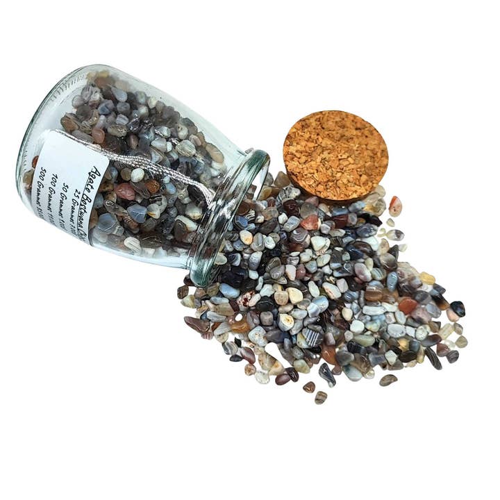 Stone - Trommelchips - Agate Bostwana für den Großhandel von Arômes & Évasions