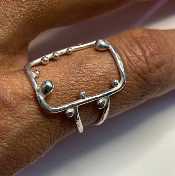 YedOmi Jewelry - Wholesale Band/Stacked Ring - What's Inside Ring in Sterling Silver or 14k Goldfilled0