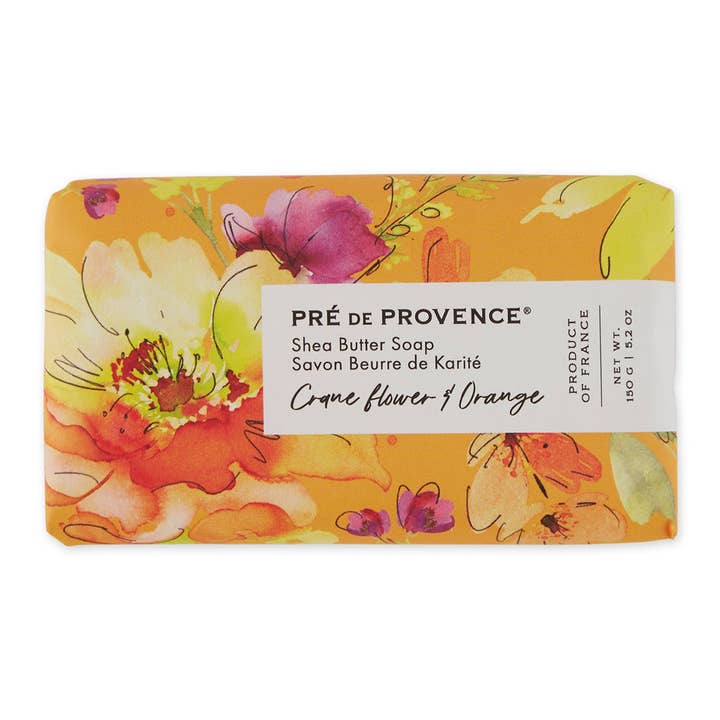 Crane Flower & Orange Soap Bar (150g) for wholesale by European Soaps