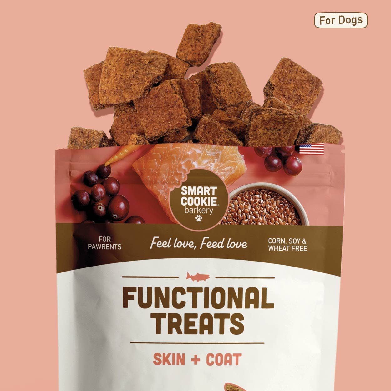 Smart Cookie Barkery - Wholesale Pet Treats - Dog - Skin and Coat Salmon Dog Treat3