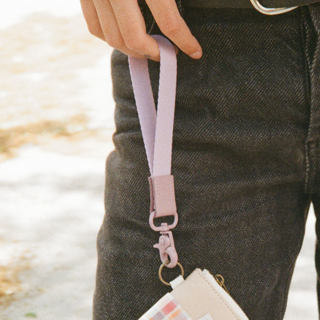 Purple Mauve Wrist Lanyard for wholesale on Faire2
