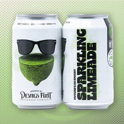 Devil's Foot Beverage Company – Großhandel Soda/kohlensäurehaltiges Getränk – Sprudelnde Limettenlimonade (Kiste mit 24)1