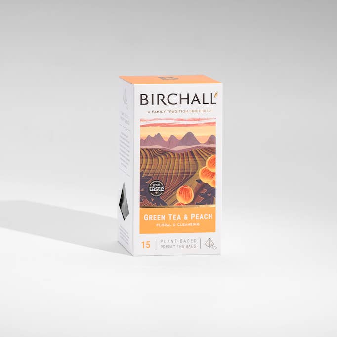 Mark T. Wendell Tea Company - Wholesale Tea bags - Birchall Green Tea & Peach0