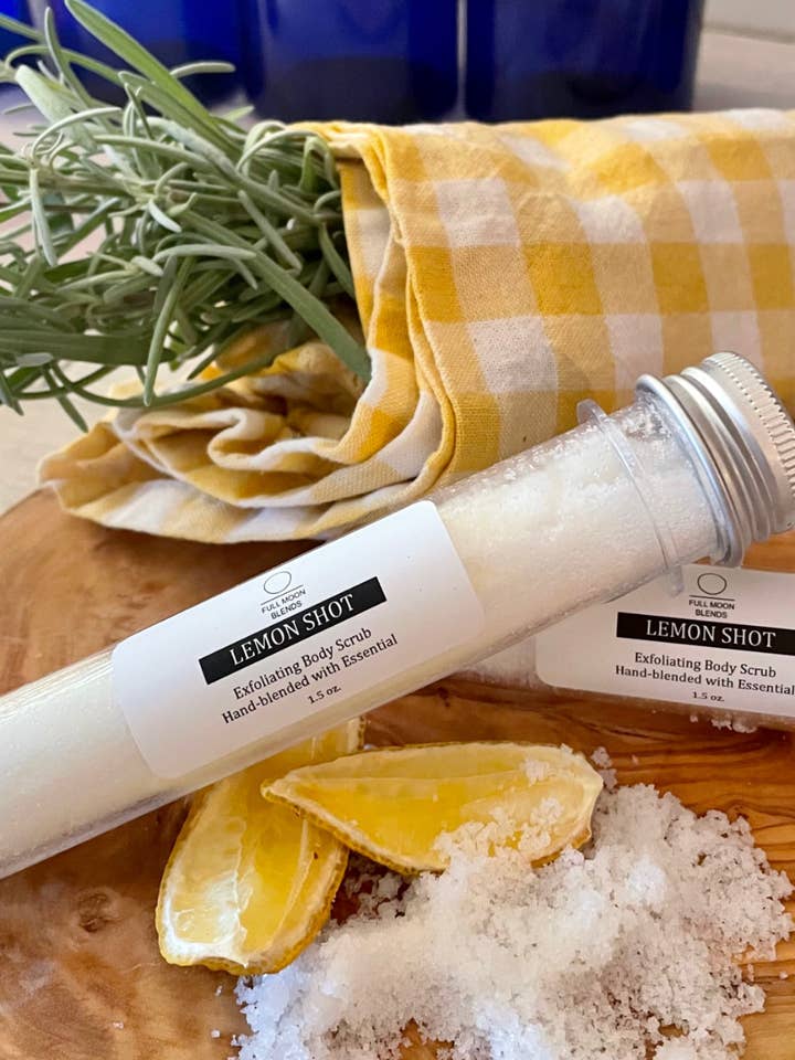 Shot exfoliant - Citron pour la vente par Full Moon Blends