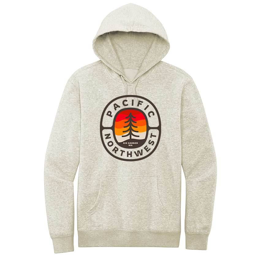 Direction Apparel - Wholesale Hoodie - Unisex - Sunset Tree Midweight Premium Pullover Hoodie1