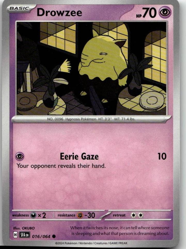 Pokémon SV: Shrouded Fable - Drowzee #016/064 för wholesale av Chronic Cards