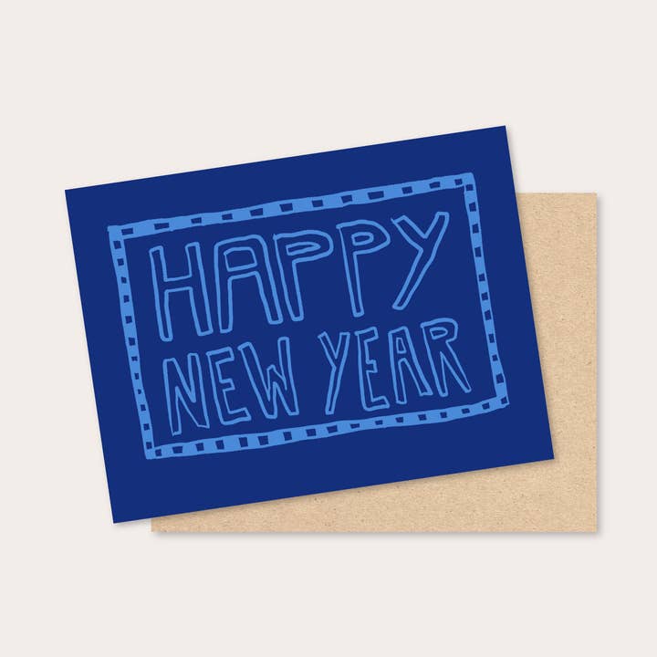 happy new year greeting card for wholesale by Gab Art & Design