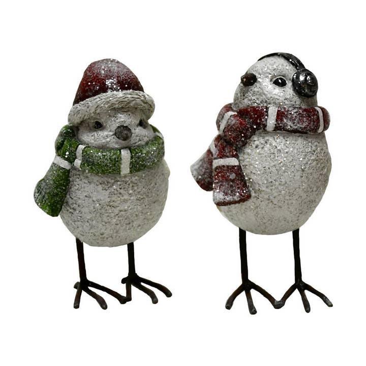Standing Holiday Birds (2) for wholesale by Oak Street Wholesale