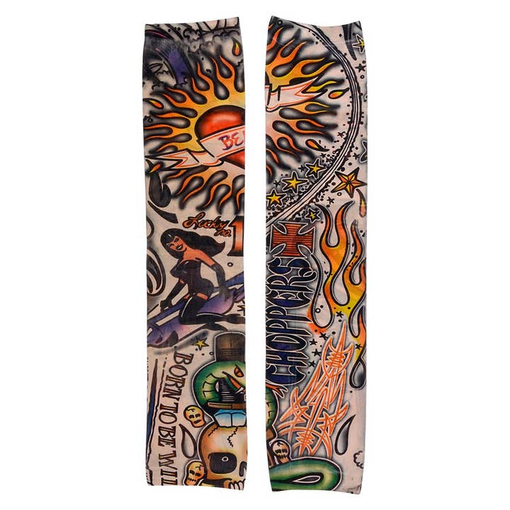 La Luna Bella - Toys - Wholesale Temporary Tattoo - 16" VINTAGE PRINT TATTOOS SLEEVE LLB kids toys3