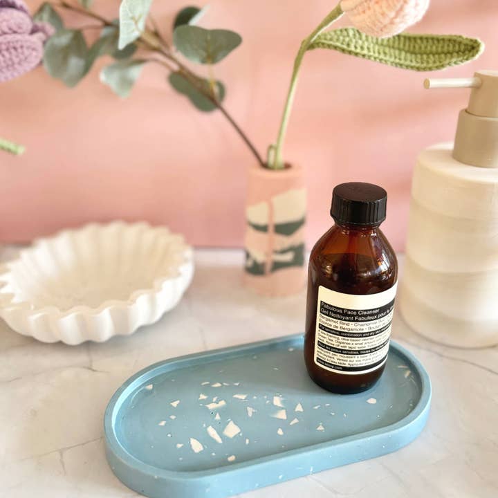 Vassoio ovale - Terrazzo Blu per la vendita all'ingrosso da parte di Kookie