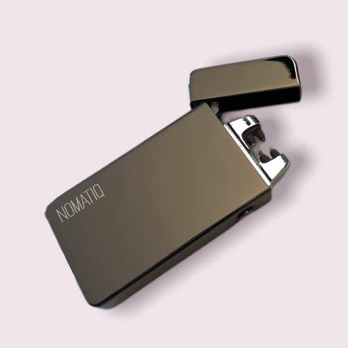 Nomatiq - Wholesale Lighter - Dual Arc Lighter (Black)