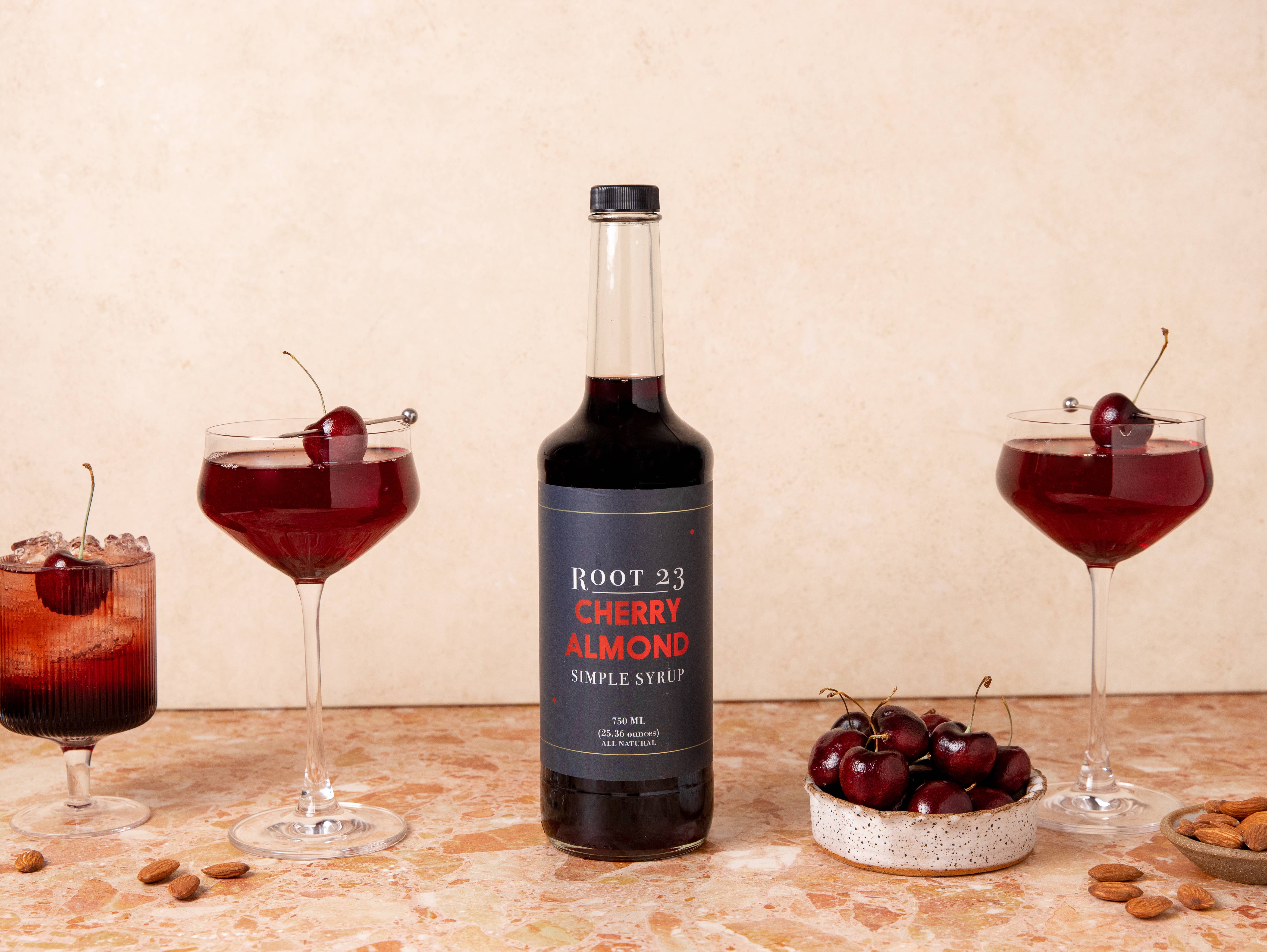 ROOT 23 - Wholesale Cocktail Mix/Syrup - Cherry Almond Simple Syrup5