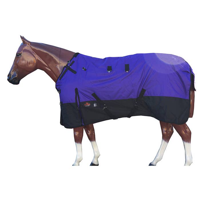 Couverture d'extérieur imperméable pour poney Hilason 600D hiver violette pour la vente par HILASON