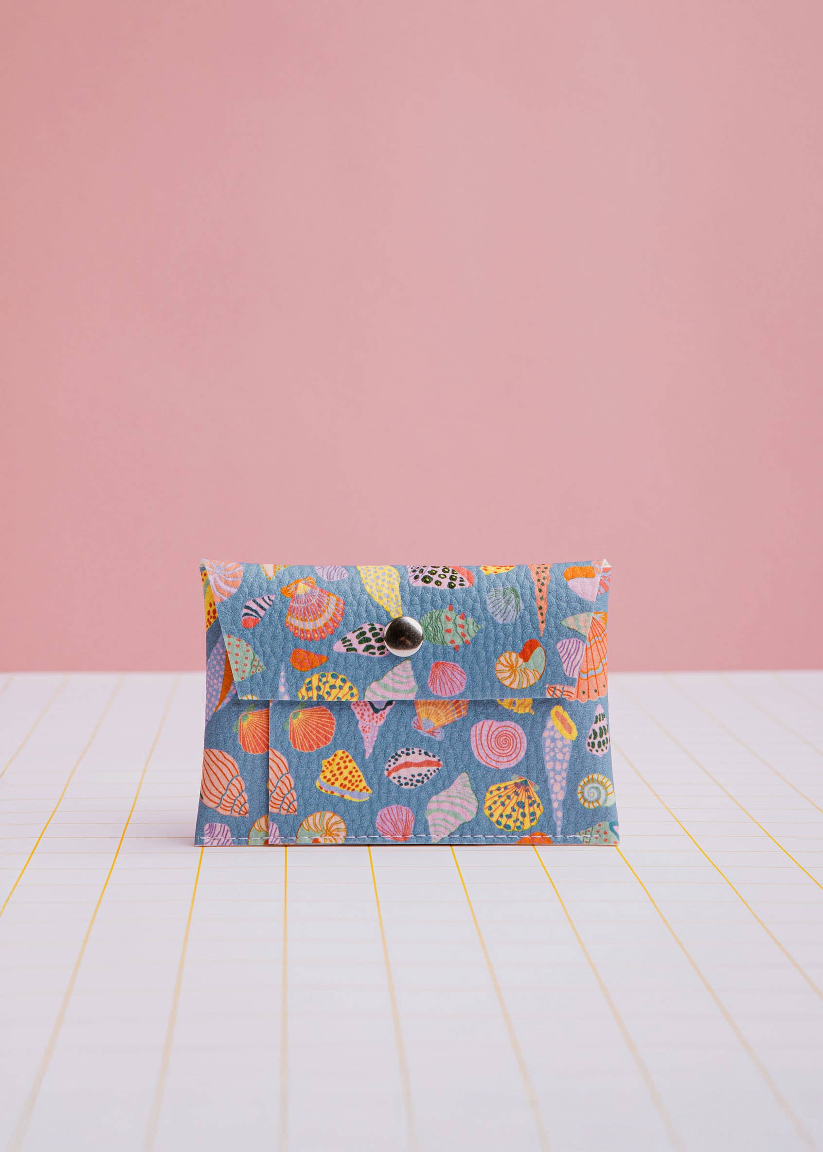 ECKE - Wholesale Card Holder - Women's - Conchas Blue Wallets1