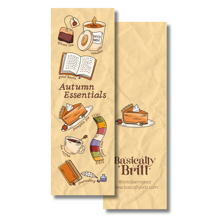 Marcador - Esenciales de Otoño Separador para venta al por mayor de Basically Britt