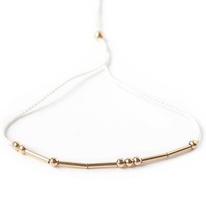 Pulseira de código morse personalizada por atacado de Adorn512