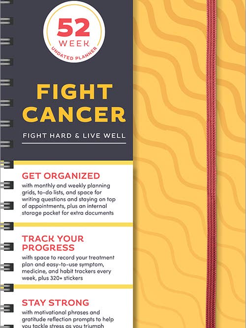 Fight Cancer Undated Planner for wholesale by Sourcebooks