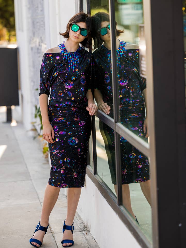 Jennafer Grace - Wholesale Dress - Women's - Celestia Rainbow Angle Dress