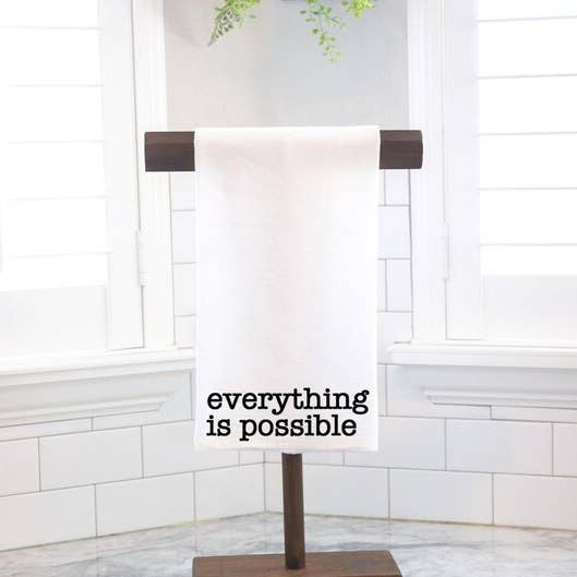 Allt är möjligt, mjölsäck kökshandduk - Värdinnagåva - Inflyttningspresent - Preppy för wholesale av Moman Sales, Inc.