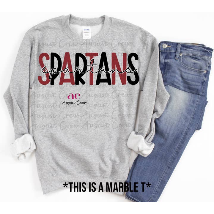 August Crew - Wholesale Graphic Sweatshirt - Women's - Custom Double Word School Spirit- READ DESCRIPTION PLEASE5