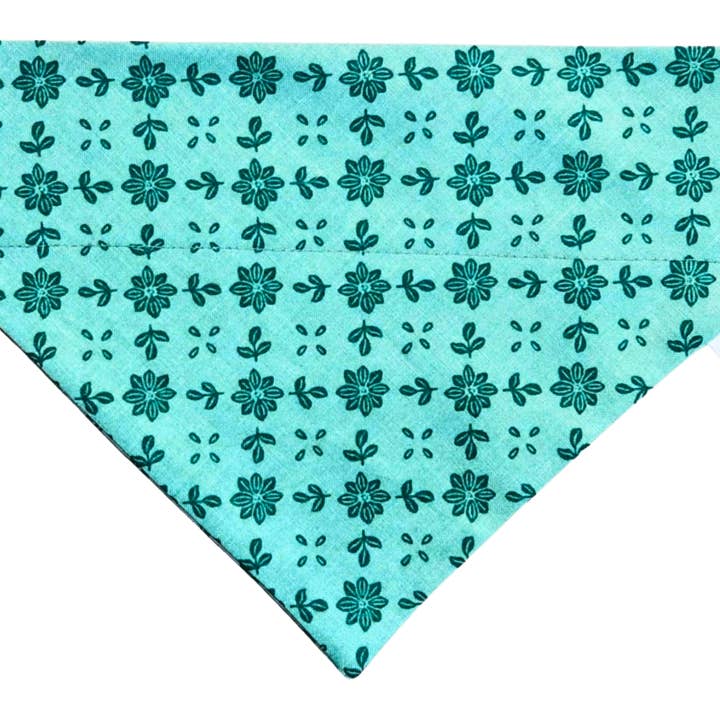 Bandana para Animais de Estimação com Poinsettia Geada por atacado de Mutty Mornings