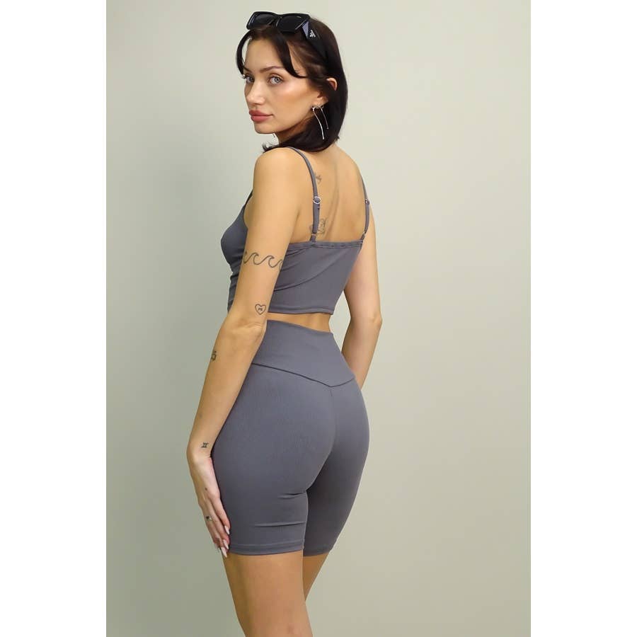 CEFIAN FASHION - Wholesale Lounge Set - Women's - YOUR GO TO CONTOUR SHORTS SET17