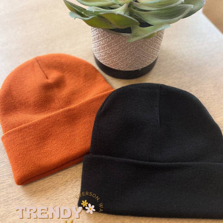 TrendyKeys - Wholesale Beanie - Unisex - Long Knit Acrylic Beanies - TK Original, Patchable
