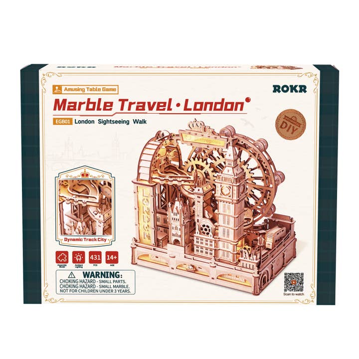 Marble Travel London for wholesale by Robotime