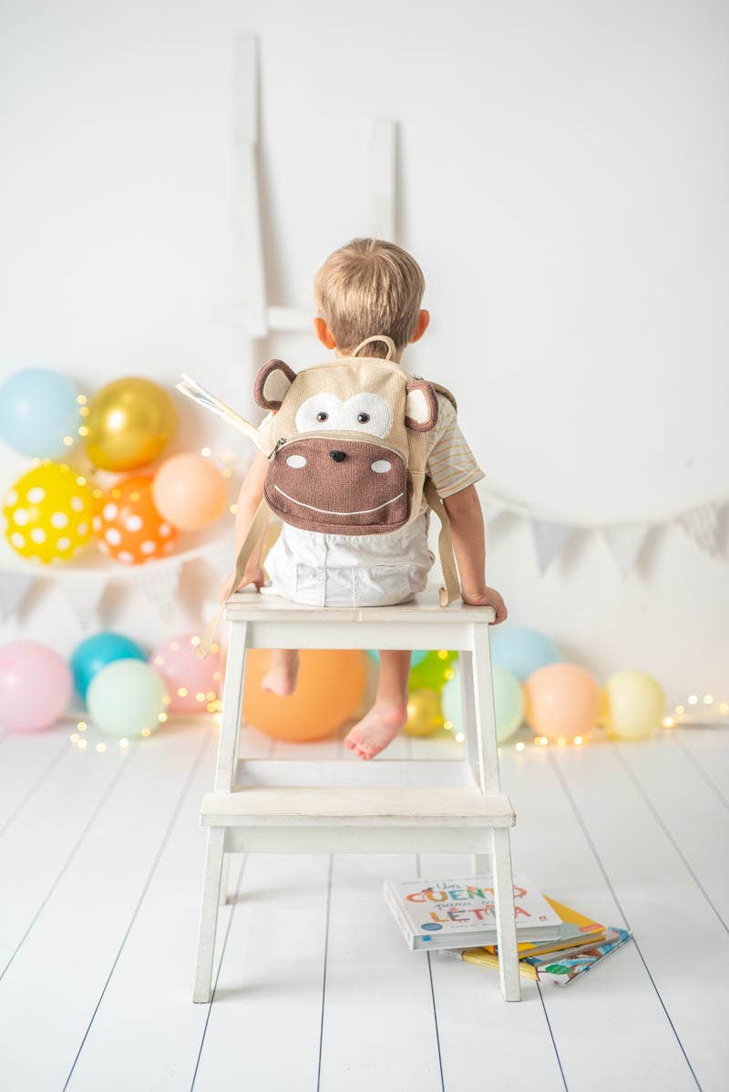 Crochetts – Großhandel Rucksack – Kinder – GORILLA Baumwoll-Rucksack1