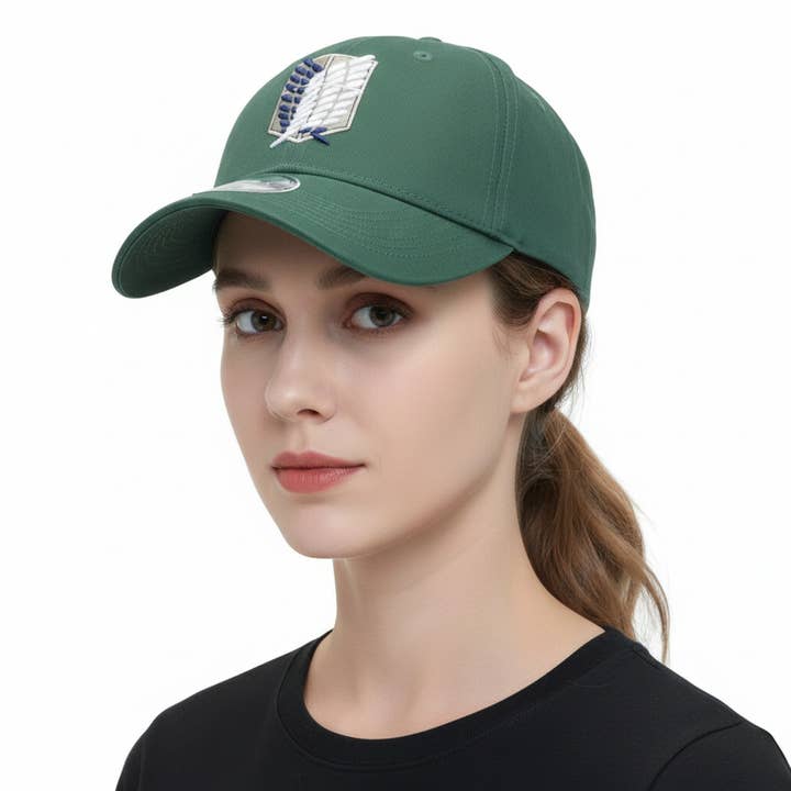 COTTON DIVISION - Wholesale Baseball Cap - Unisex - Attack on Titan Emblem Logo Cap3