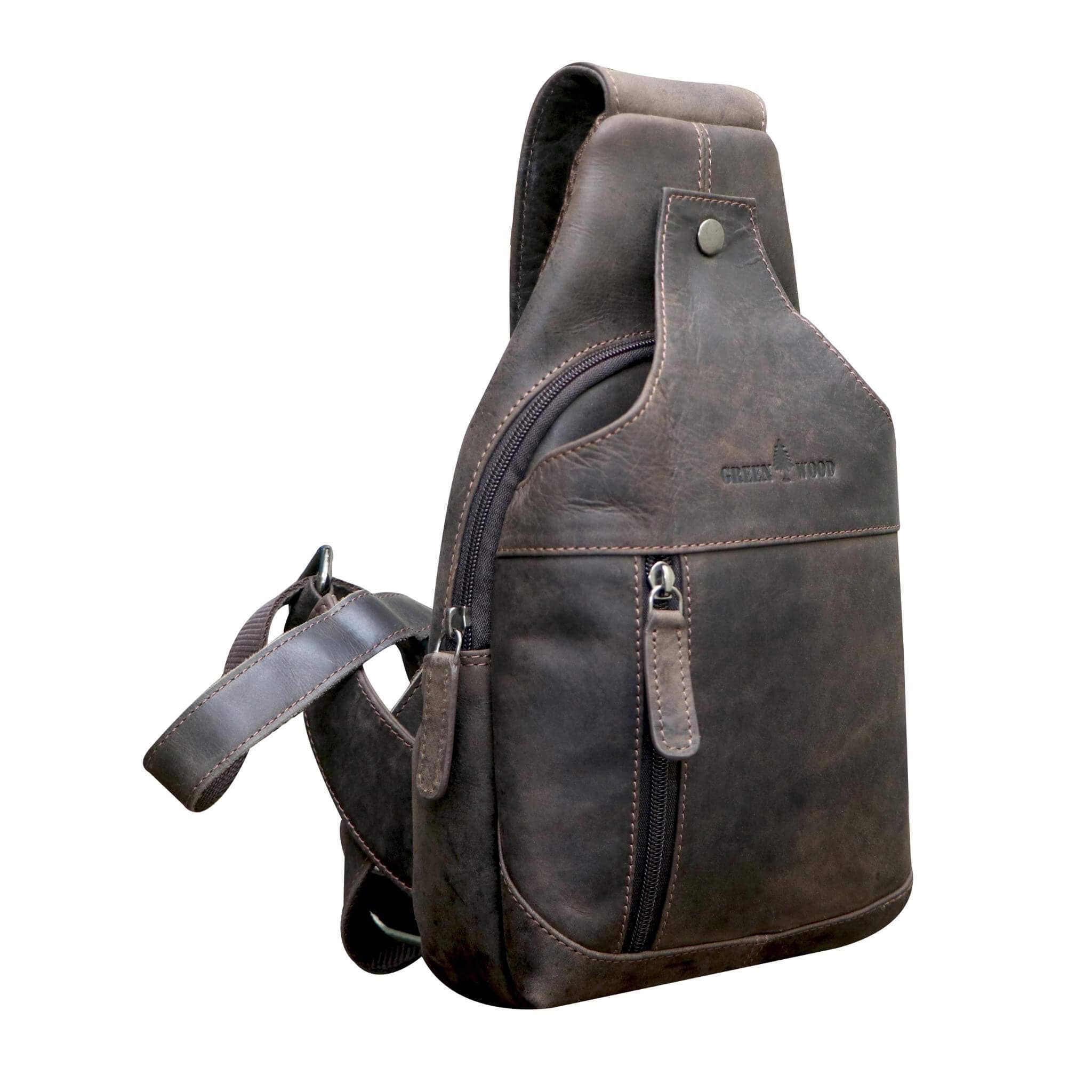 Greenwood - Wholesale Crossbody Bag - Unisex - Tom chest bag men's leather sling bag women shoulder bag5