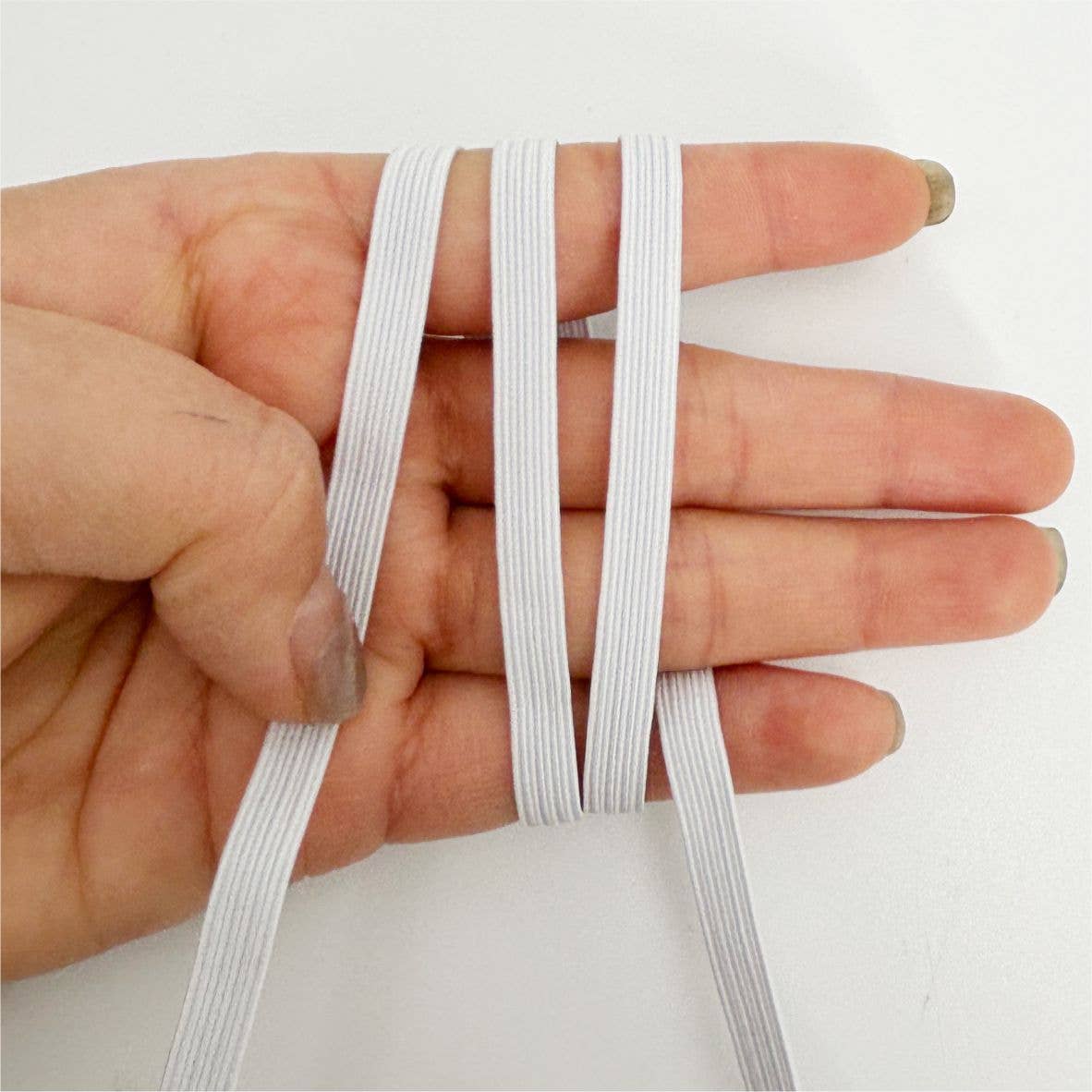 Max-Link Solutions Ltd – wholesale Craft supplies – Darnn White Elastic (6mm x 6meters), Flat Elastic Band3