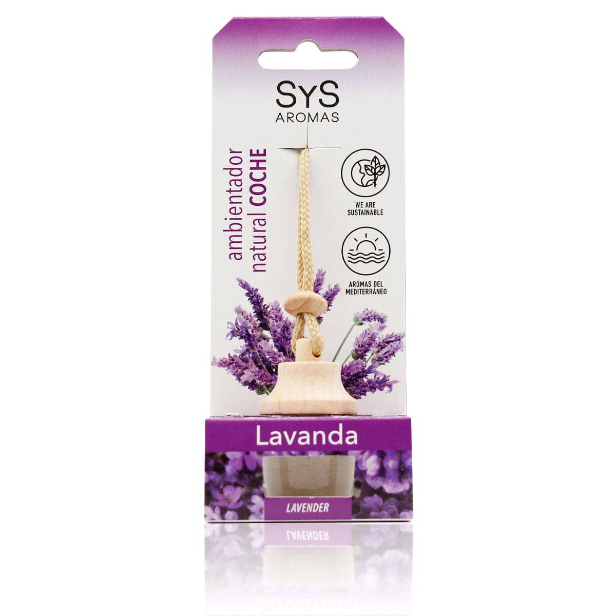 Deodorante per auto SYS Aromas Lavender 7ml per la vendita all'ingrosso da parte di Laboratorio SYS