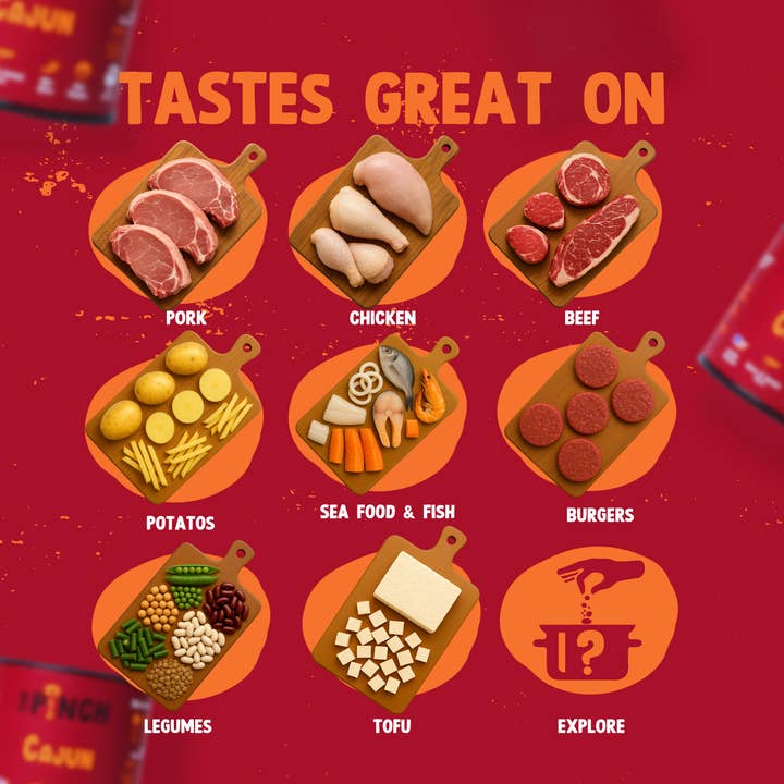 The Pinch - World Spice Blends - Wholesale Dried spice mix - Cajun - 45g3