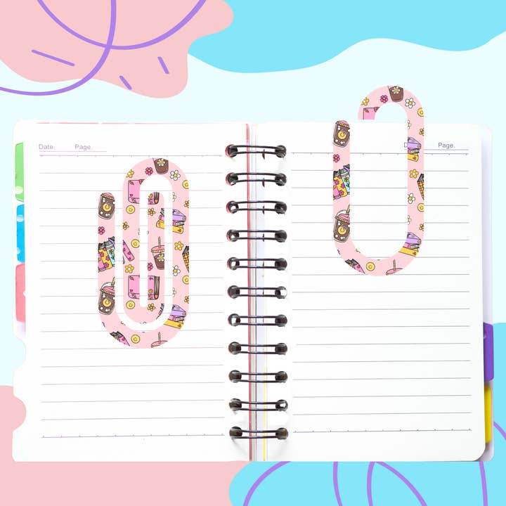 Books and Coffee Jumbo Paperclip for wholesale by The Gift Genie LLC