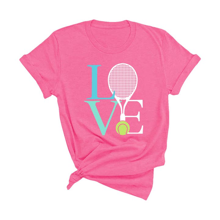 Tennis Love T-Shirt for wholesale by Viv&Lou