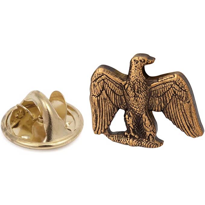 Bronze Napoleon Bonaparte Imperial Eagle Lapel Pin for wholesale by Beclosetoyou