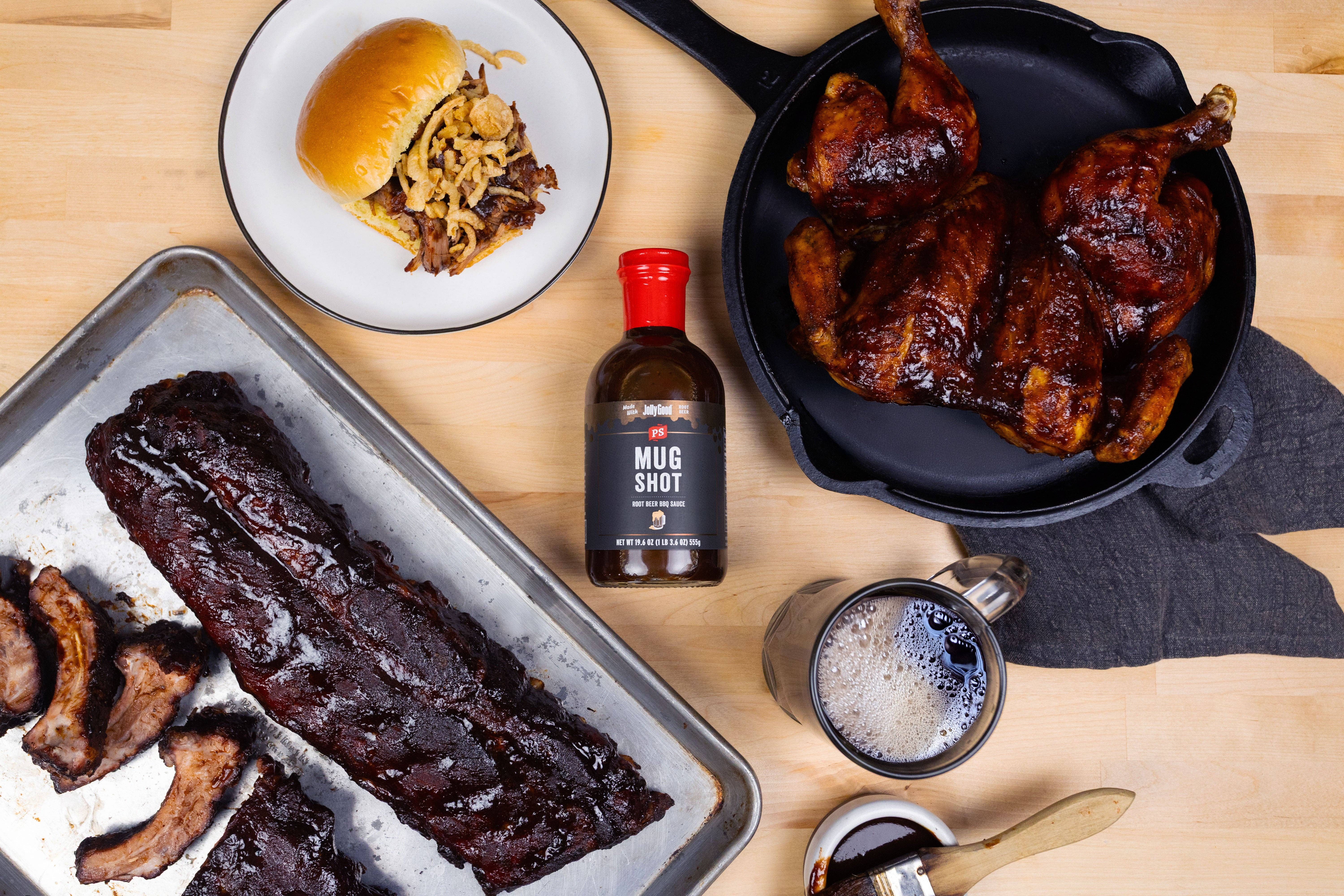 PS Seasoning - Wholesale BBQ Sauce - Mug Shot – Root Beer BBQ Sauce5