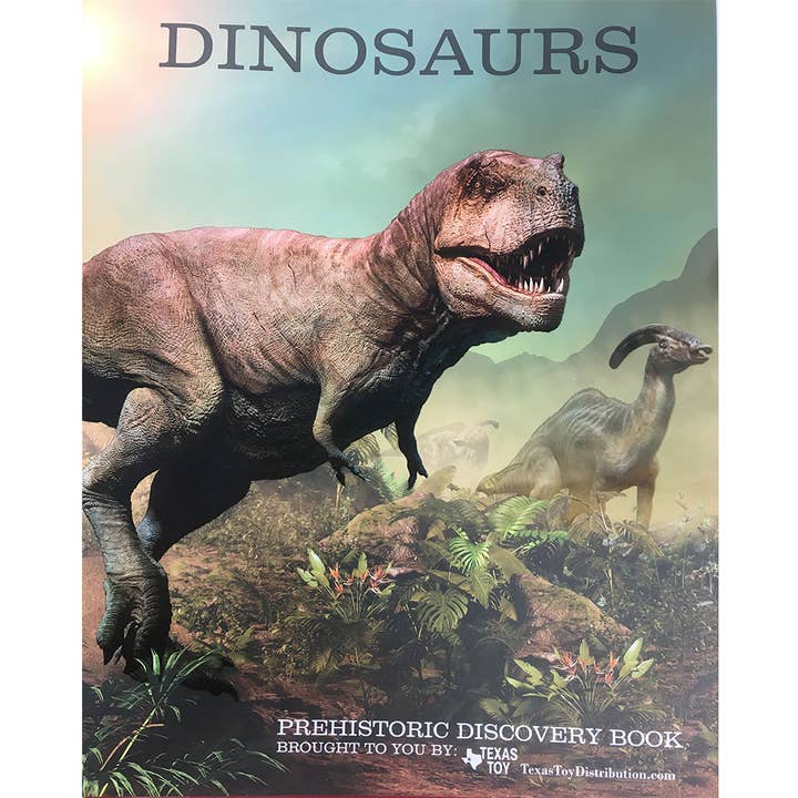 Dinosaurios, Libro de Descubrimiento Prehistórico por Texas Toy para venta al por mayor de Texas Toy Distribution