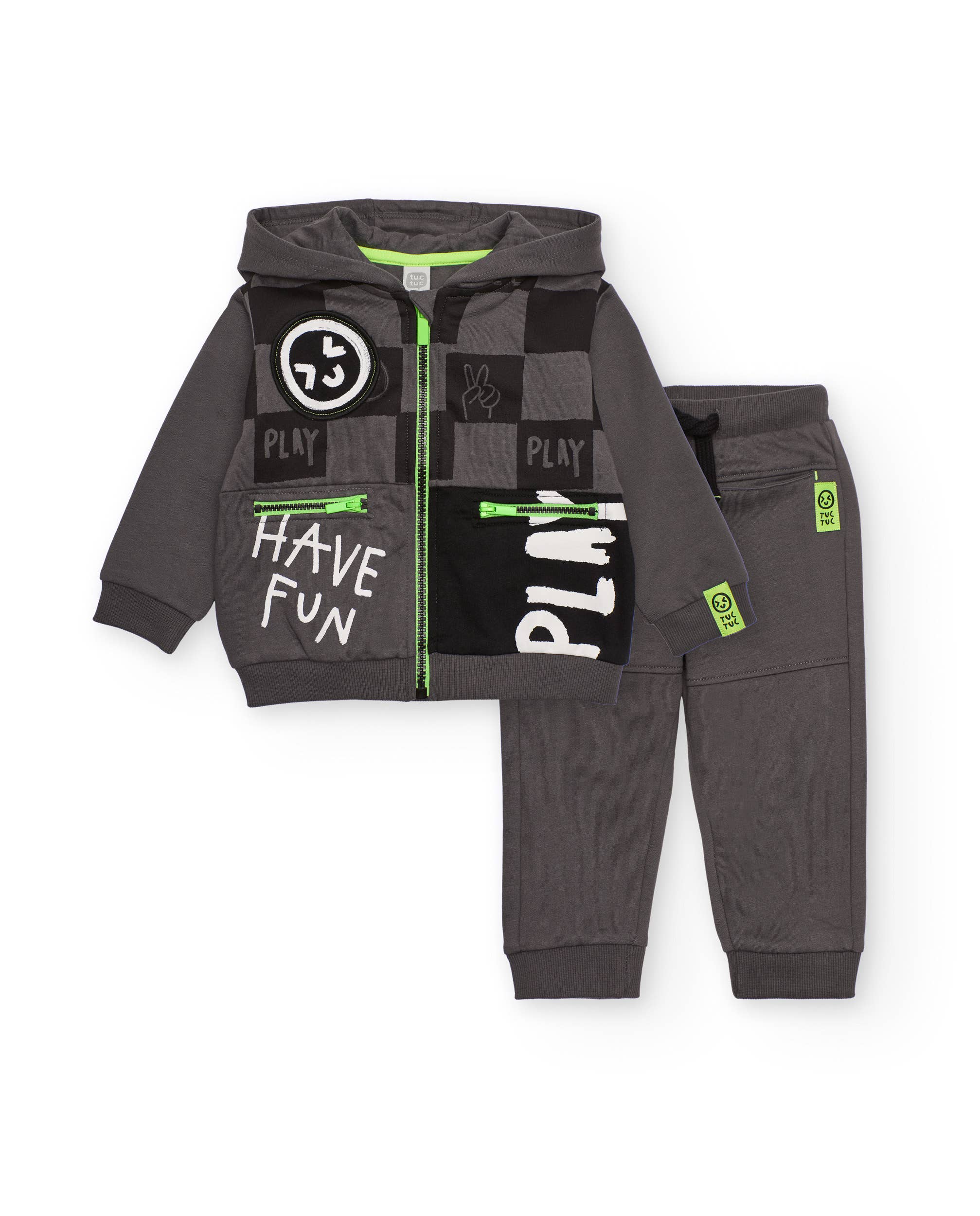 tuc tuc - Wholesale Lounge Set - Kids - Boy's hoodie and graphic print set0