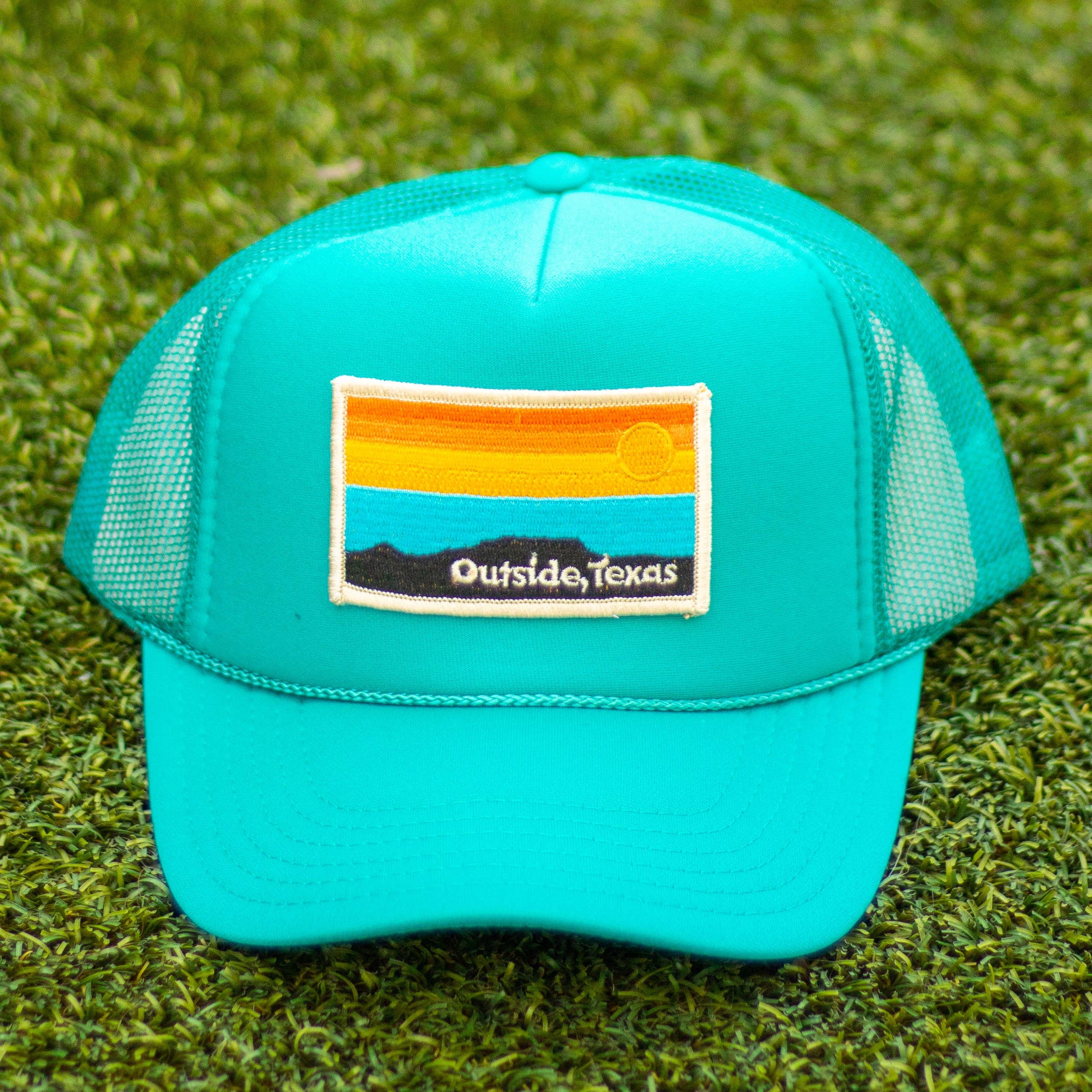 Outside, Texas - Wholesale Trucker Hat - Unisex - OTX Foam Trucker: Horizon Patch2